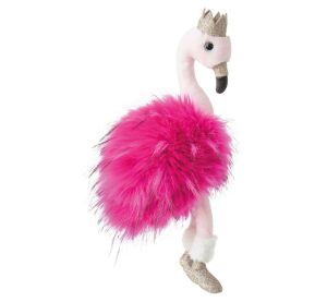 Doudou Histoire d'Ours Plüschtier dunkelrosa Flamingo 30 cm