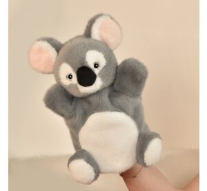 Doudou Histoire d'Ours Plüsch-Handpuppe Koala Grau 24 cm