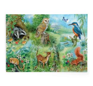 HOP Puzzle Tiere in der Natur 250 große Teile