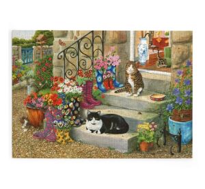 HOP Puzzle Der gestiefelte Kater 500 große Teile