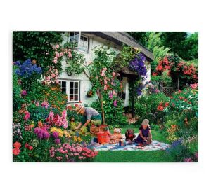 HOP Puzzle Picknick mit Teddybären 500 große Teile
