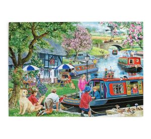 HOP Puzzle Hausboote 1000 Teile