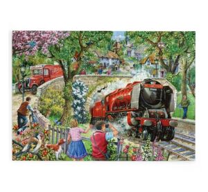 HOP Puzzle Morgenzug 500 große Teile