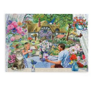 HOP Puzzle Freude am Garten 500 große Teile