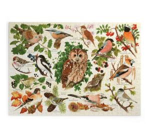HOP Puzzle Vögel des Waldes 500 große Teile