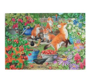 HOP Puzzle Füchse im Garten 1000 Teile