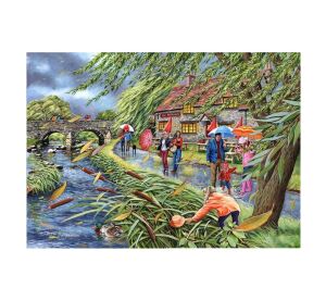 HOP Puzzle Ein windiger Tag 1000 Teile
