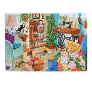 HOP Puzzle Katzen beim Herumtollen 1000 Teile