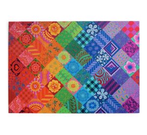 HOP Puzzle Regenbogen-Patchwork 1000 Teile