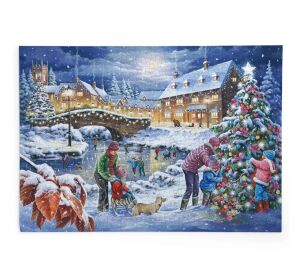 HOP Puzzle Der Glanz der Weihnachtslichter 250 große Teile