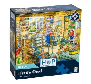 HOP Puzzle Freds Schuppen 500 Teile