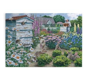 HOP Puzzle Kaninchen am Bienenstock 500 Teile
