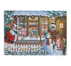HOP Puzzle Mit Liebe vom Weihnachtsmann 500 große Teile