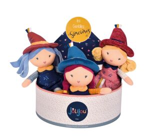 Doudou Jolijou Stoffpuppen Hexe 24 cm