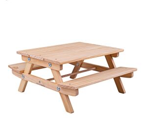 Bigjigs Toys Picknickbank aus Holz für Puppen