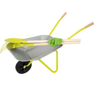 small foot Schubkarre mit Gartenwerkzeug