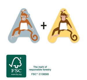 small foot Holzbuchstabe A