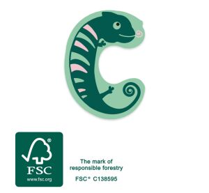 small foot Holzbuchstabe C