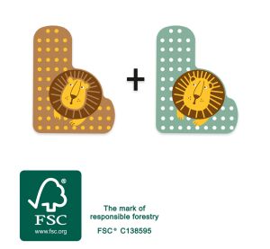 small foot Holzbuchstabe L