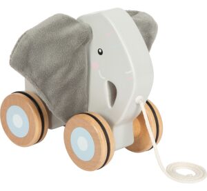 small foot Holz Ziehspielzeug Elefant mit raschelnden Ohren