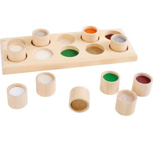 small foot Pexeso Holz-Sensorbrett für Hände