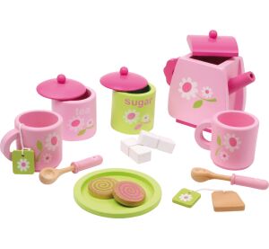 small foot Teeservice aus Holz - Rose