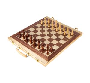 small foot Holzspiele Schach- und Backgammonkoffer