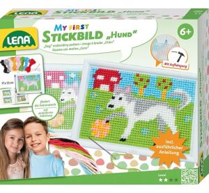 Lena Erste Stickerei - Hund