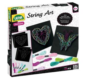 Lena String Art Schmetterling und Herz