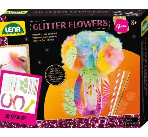 Lena Kreatives Set Glitzerblumen