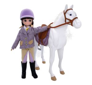 Lottie Doll Reiterin mit Pferd
