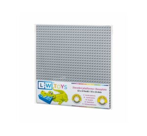 L-W Toys Grundplatte 32x32 hellgrau