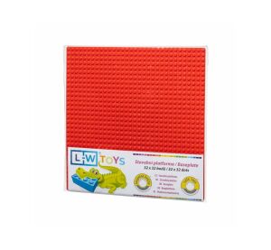 L-W Toys Grundplatte 32x32 rot
