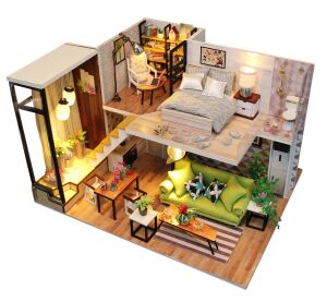 2Kids Toys Miniaturhaus Romantischer skandinavischer Stil