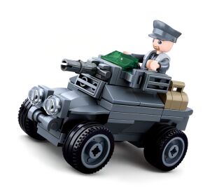 Sluban Army WW2 M38-B0680C Gepanzertes Fahrzeug