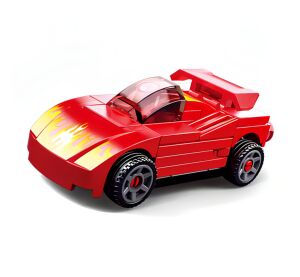 Sluban Power Bricks M38-B0801E Stretch Car Rot Sportwagen