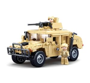 Sluban Armee Modell Ziegel M38-B0837 Hummer Off-Road Kampf