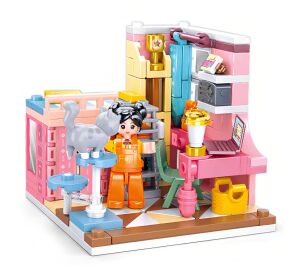 Sluban Girls Dream Mini Handarbeit M38-B1016D Schlafzimmer