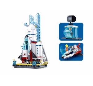 Sluban Space M38-B1199 Space-Shuttle-Startzentrum