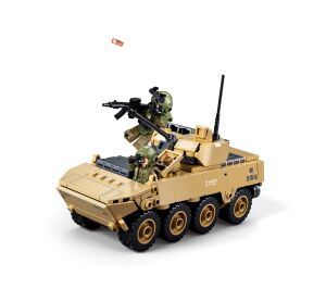 Sluban Army M38-B1593 Militär-Radpanzer ZBL-19S im Maßstab 1:44