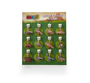 Mojo Display mit 72 Stk Schlüsselanhängern - Dinosaurier