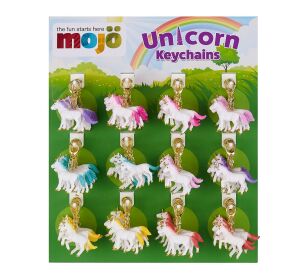 Mojo Display mit 72 Stk Schlüsselanhängern - Einhörner