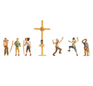 Noch Figuren-Set 
Bergwanderer und Kreuz