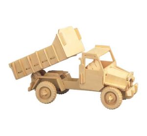 Woodcraft 3D-Puzzle-LKW aus Holz