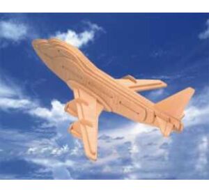 Woodcraft 3D-Puzzle aus Holz Boeing