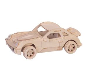 Woodcraft 3D-Puzzle aus Holz groß Porsche