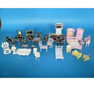 Woodcraft hölzerne 3D Puzzle bunte Möbel