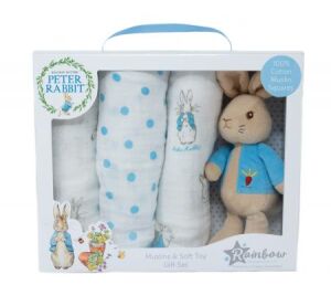 Regenbogenhase Peter Geschenkset mit Windeln