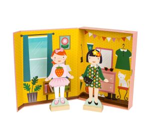 Petit Collage Magnetisches Puzzle - Beste Freunde