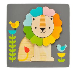 Petit Collage Holzpuzzle Löwe